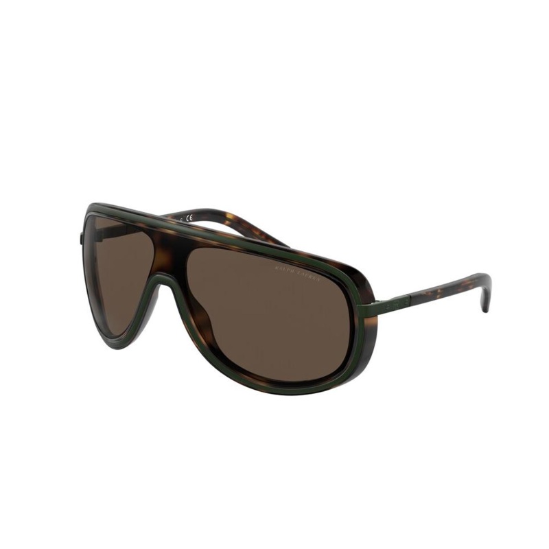 Ralph Lauren Men’s Sunglasses Shield Tortoise/Green RL7069 900573