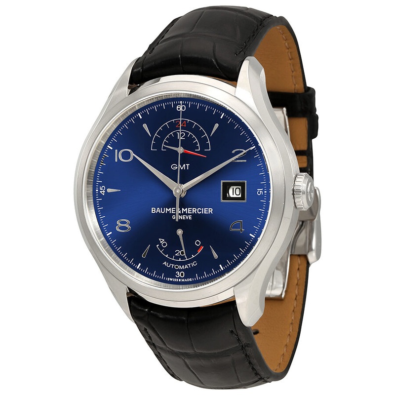 Baume et Mercier Clifton GMT Automatic Blue Dial Men’s Watch M0A10316