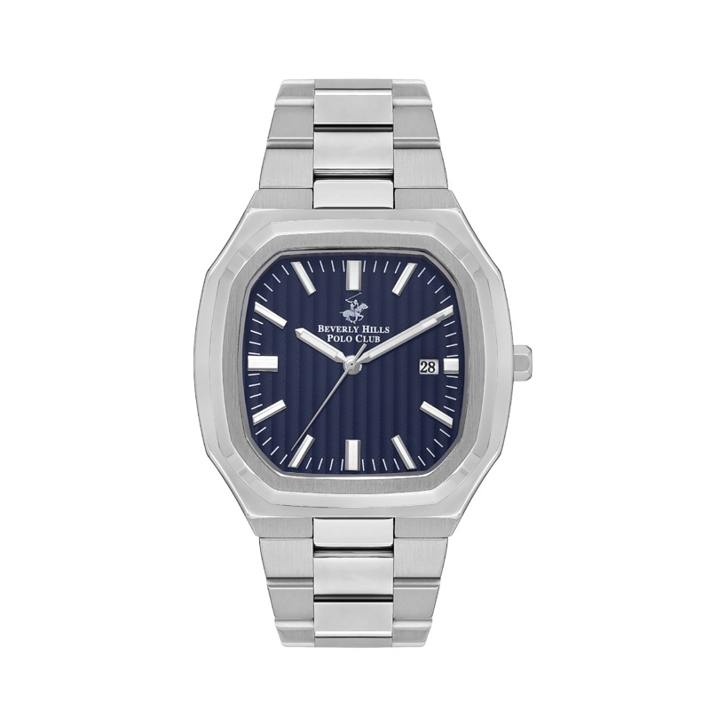 BEVERLY HILLS POLO CLUB Mens Automatic Dark Blue Dial Watch  BP3547X.390