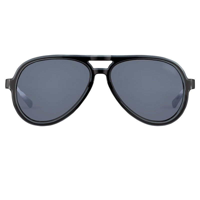 Kris Van Assche Men’s Sunglasses Black and Blue KVA78C5SUN