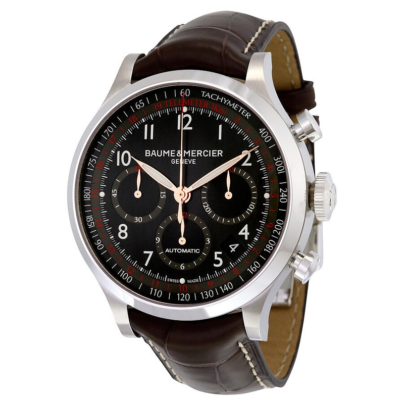 Baume and Mercier Capeland Black Dial Men’s Watch 10067 A10067
