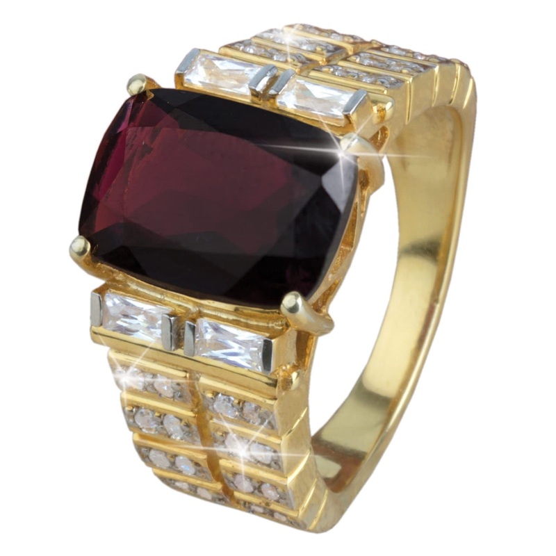 Hudson Garnet Men’s Ring 13