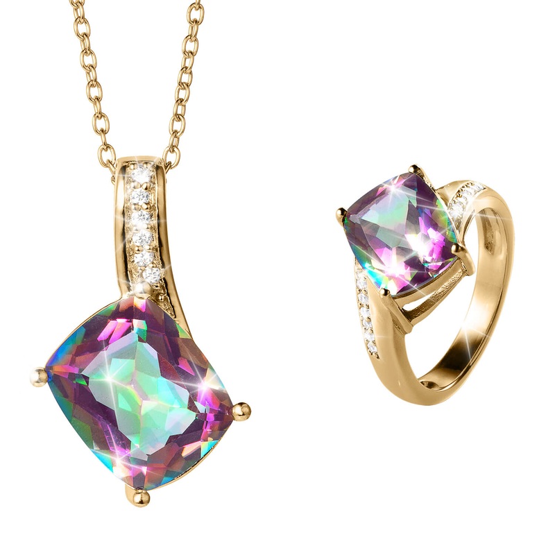 Rainbow Mystic Quartz Collection 5