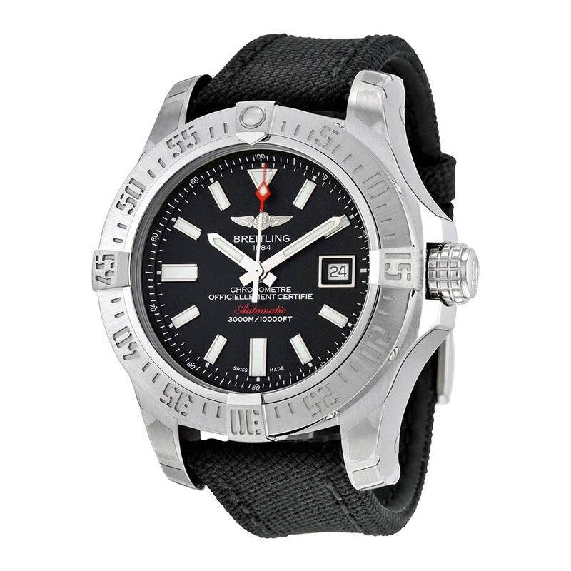 Breitling Avenger II Seawolf Automatic Black Dial Black Fabic Men’s Watch A1733110-BC30BKFT A1733110-BC30-109W-A20BASA.1