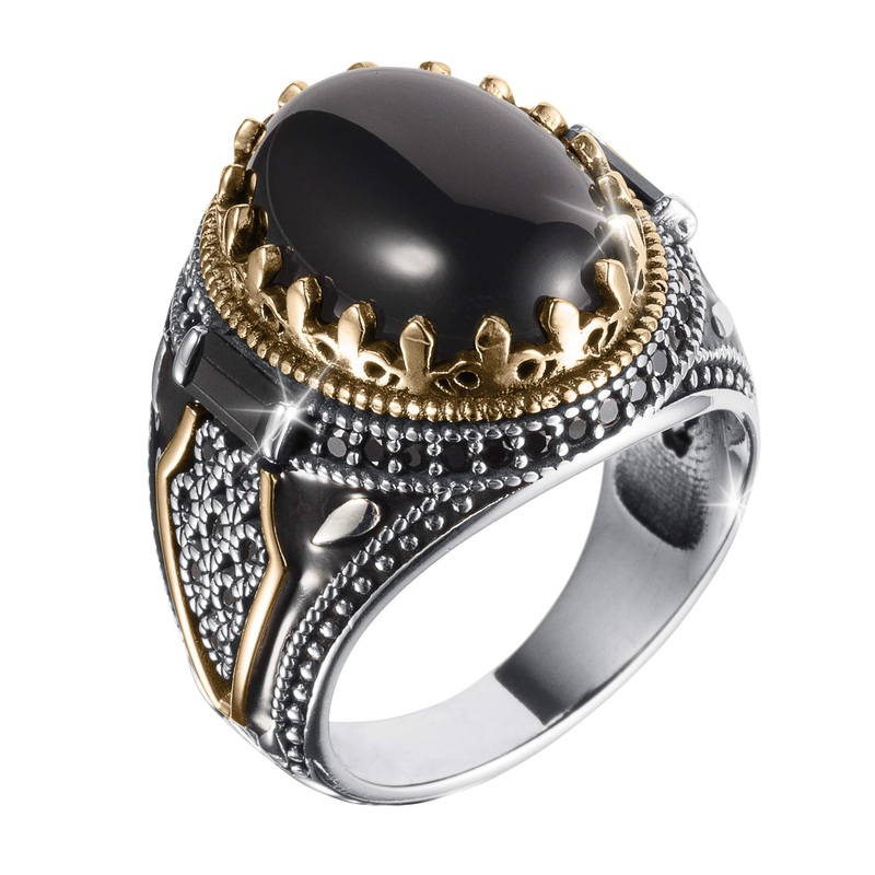 Oblivion Onyx Mens Ring 9