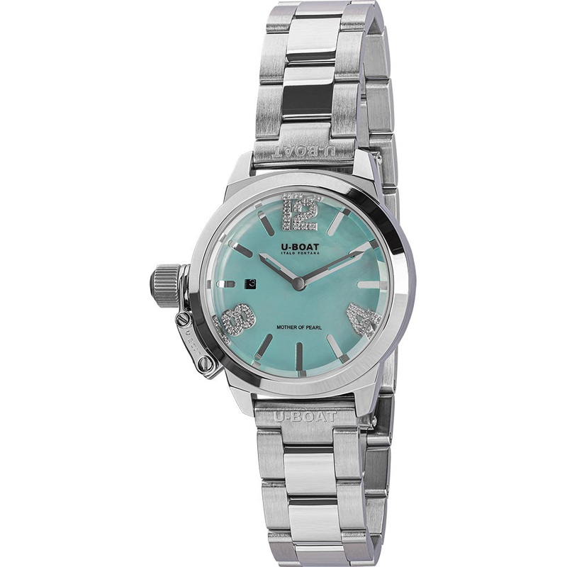 U-Boat 8900 Classico 30 Black Mother Of Pearl Ladies Watch