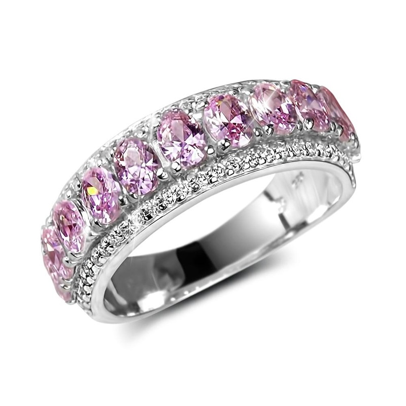Blush Eternity Ring 5