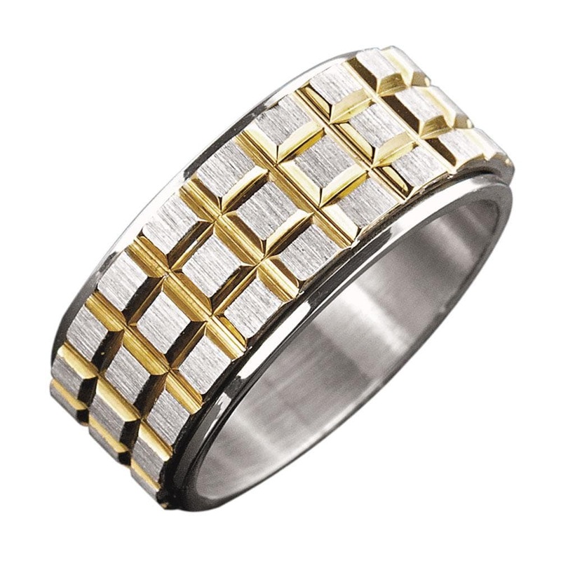 Steel Spinner Ring 7