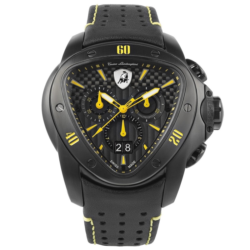 Tonino Lamborghini T9SE Men’s Black Spyder X Chronograph Watch