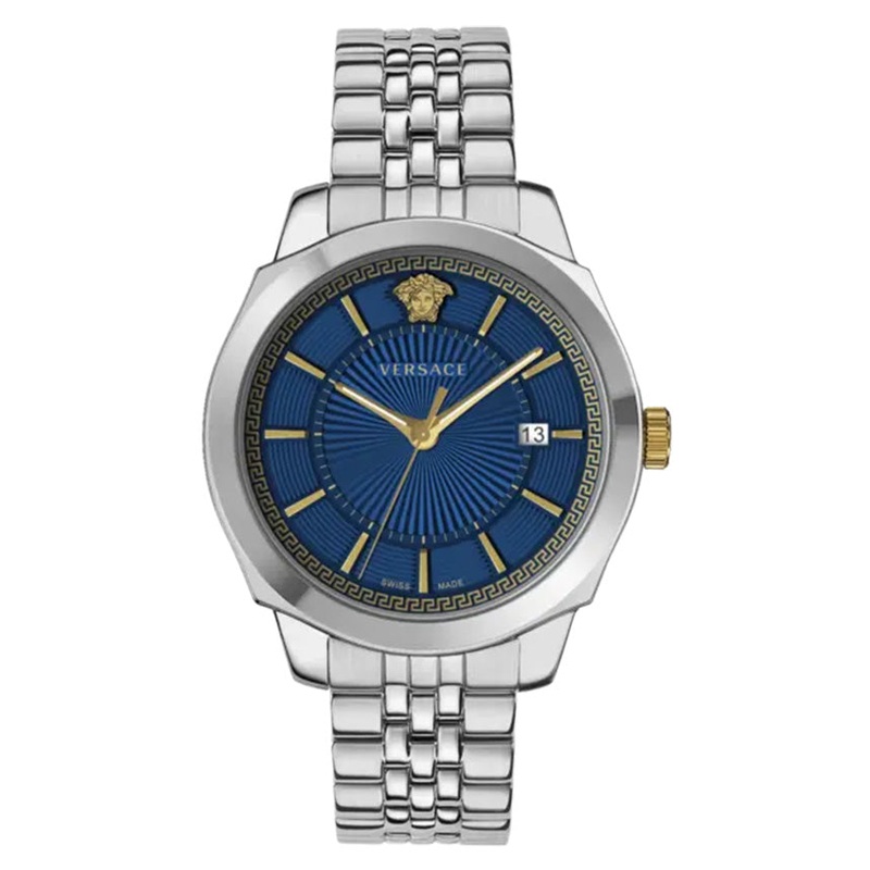 Versace Men’s Watch Icon Classic Blue Bracelet VEV901523