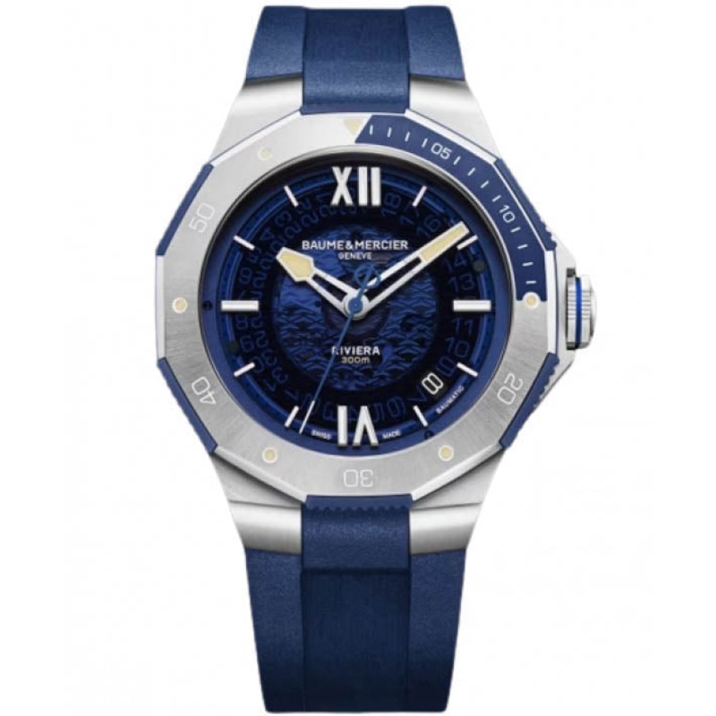 Baume & Mercier Riviera Automatic Men’s Blue Watch 10716