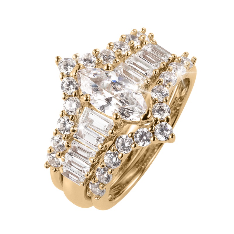 Illumina Marquise Bridal Ring Set 5