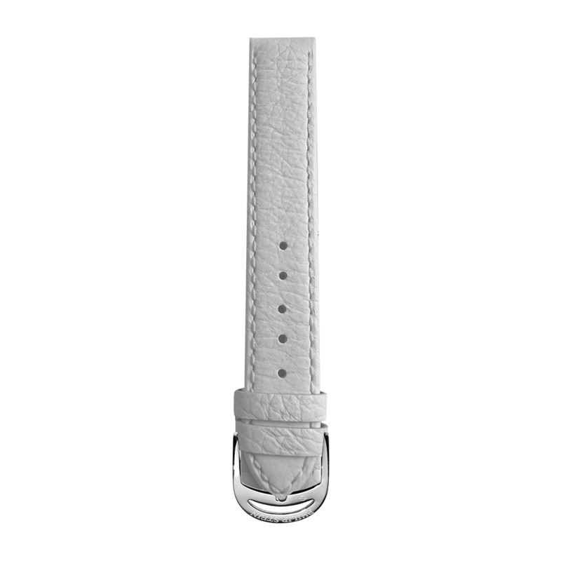 White Calf Stitch Leather Strap – Model 11-CSTW