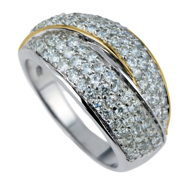 Deco Duet Ring 5