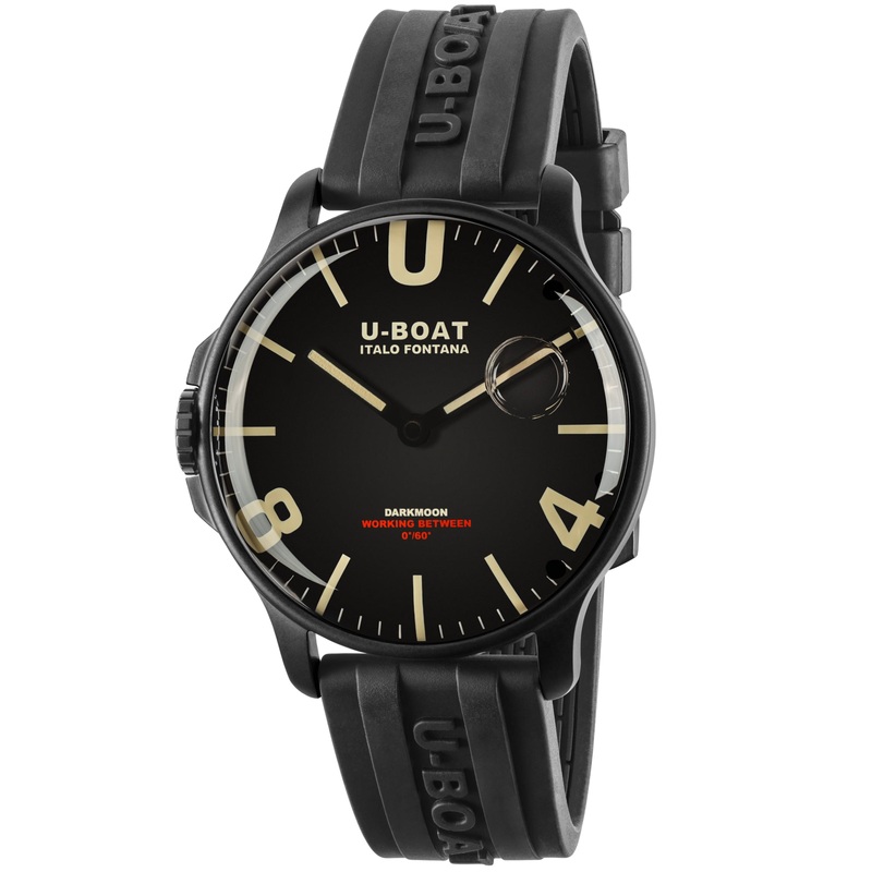 U-Boat 8464/A Men’s Black Darkmoon Watch