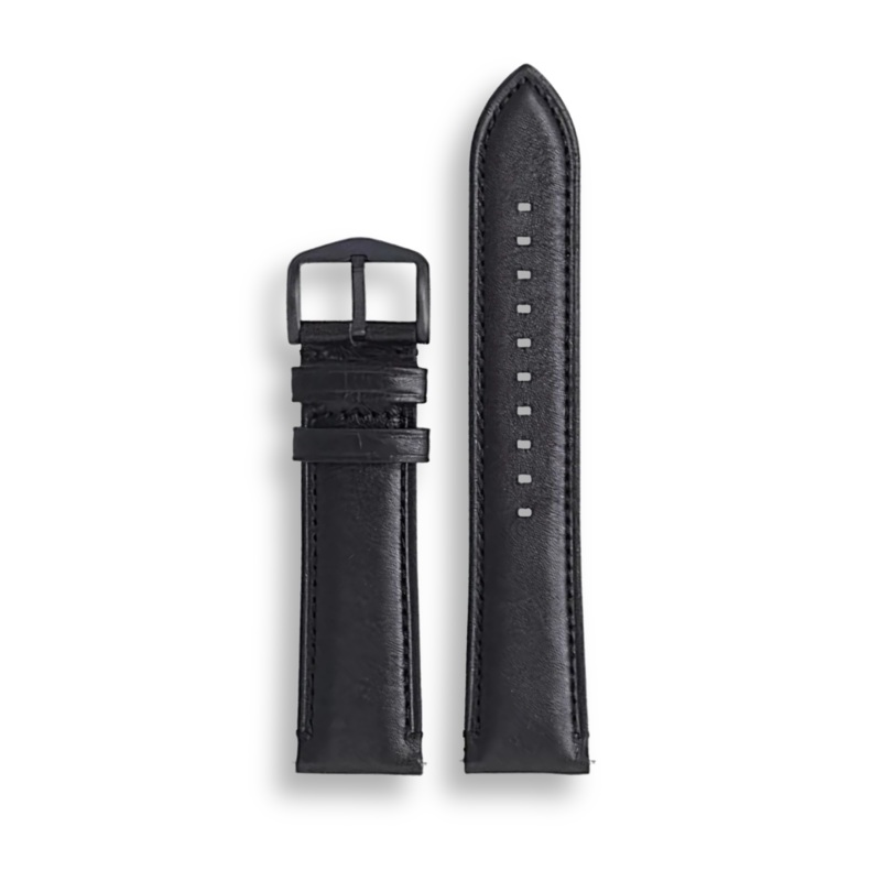 Fossil 22mm Black Leather Men’s Watch Strap | FS5132S