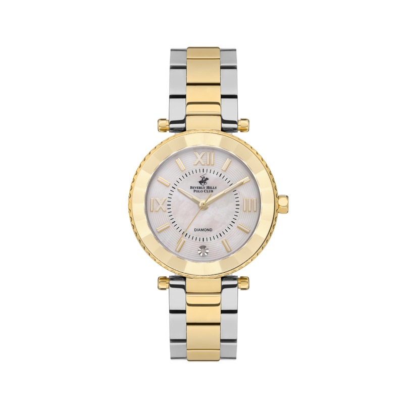BEVERLY HILLS POLO CLUB Womens Stainless Steel Quartz Watch  BP3566C.220