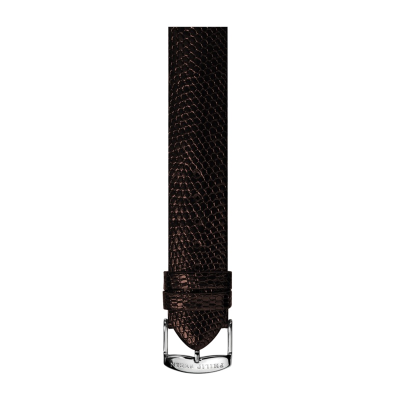 Brown Calf Lizard Print Strap – Model 1-CZBR