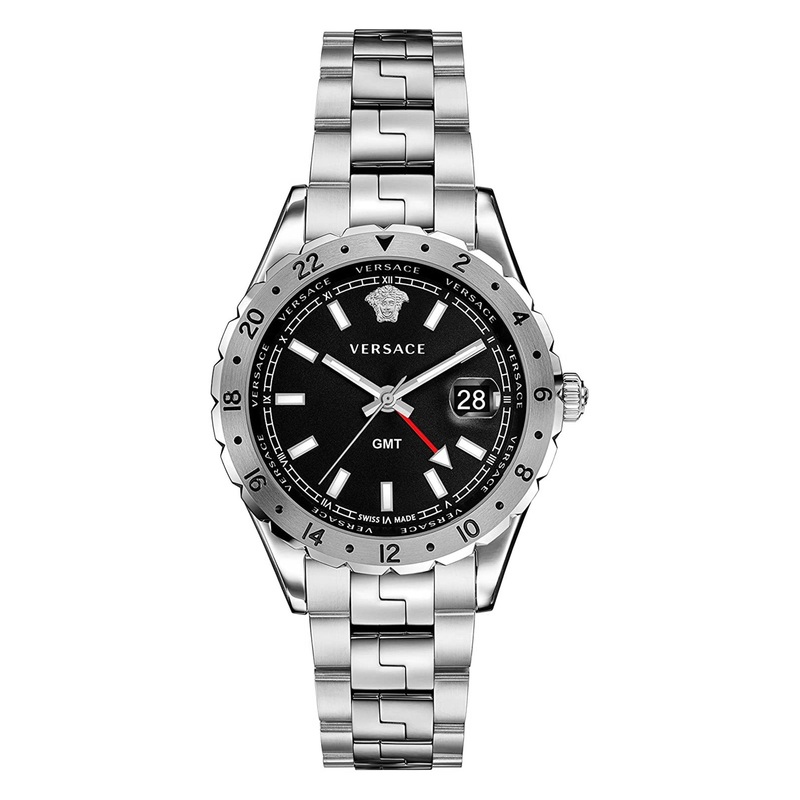 Versace Men’s Watch Hellenyium GMT Black Bracelet V11020015