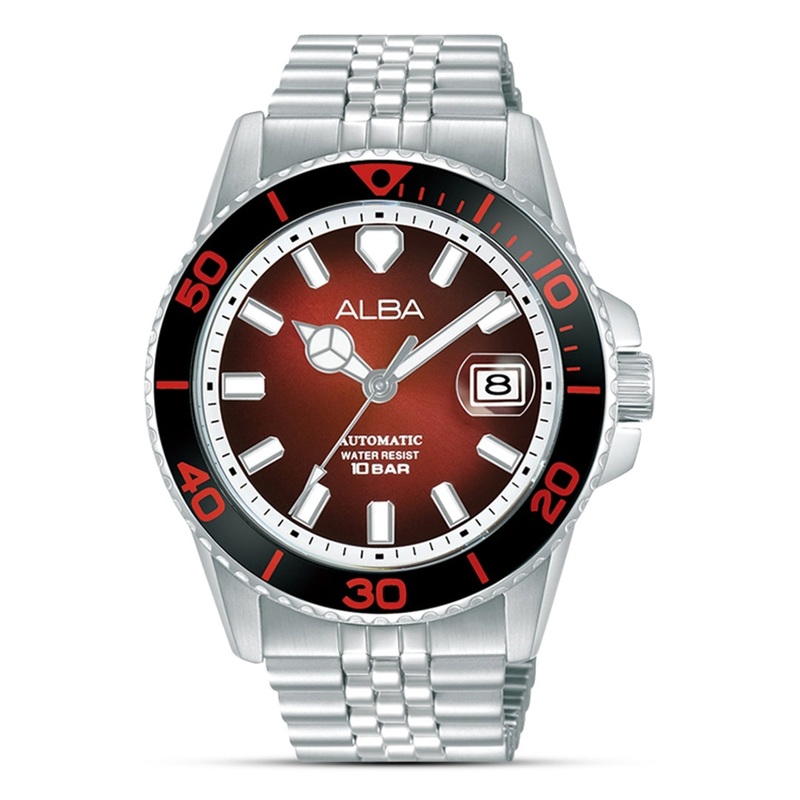 Alba Automatic Red Gradation Dial Men’s Watch | AU4055X