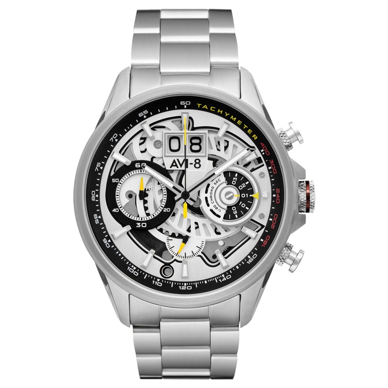 AVI-8 Men’s White Hawker Harrier Chronograph Watch AV-4065-11