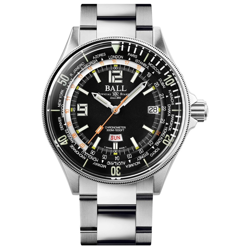 Ball Engineer Master II Diver Worldtime Men’s Black Watch DG2232A-SC-BK