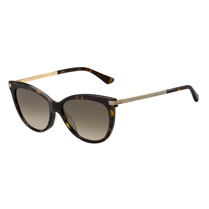 Jimmy Choo AXELLE/G/S 086 56HA (JC24) Women’s Dk Havana