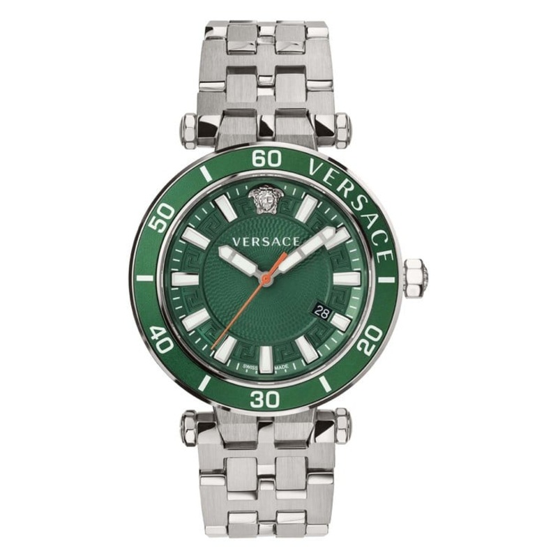Versace Greca Sport Green Dial Men’s Watch VEZ300421