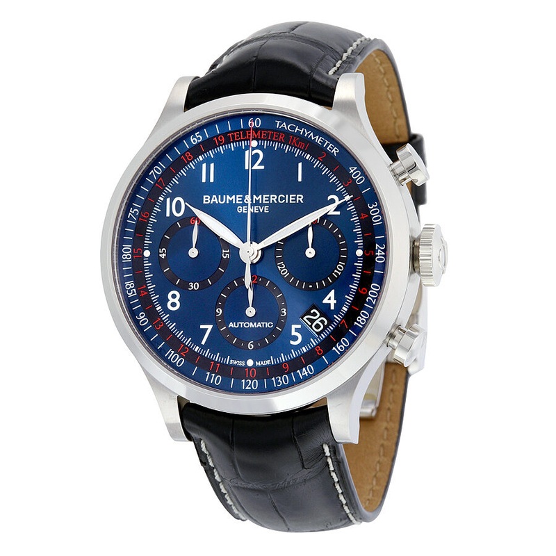 Baume and Mercier Blue Dial Chronograph Automatic Men’s Watch 10065 A10065