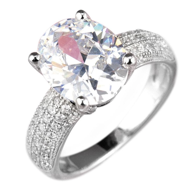 Caravella Rhodium Ring 5