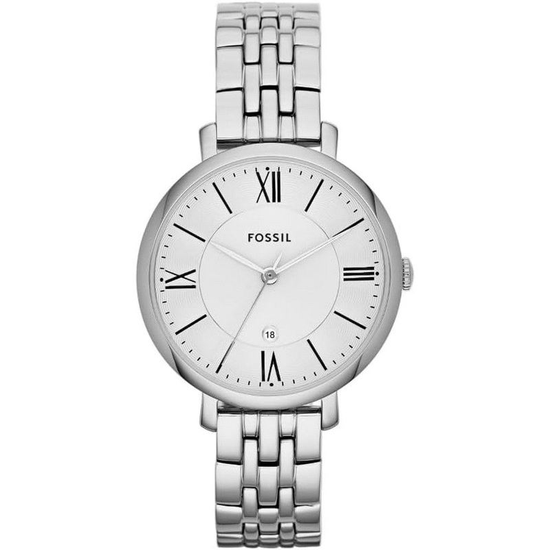 Fossil Jacqueline Stainless Steel Ladies Watch ES3433 36 White Stainless Steel