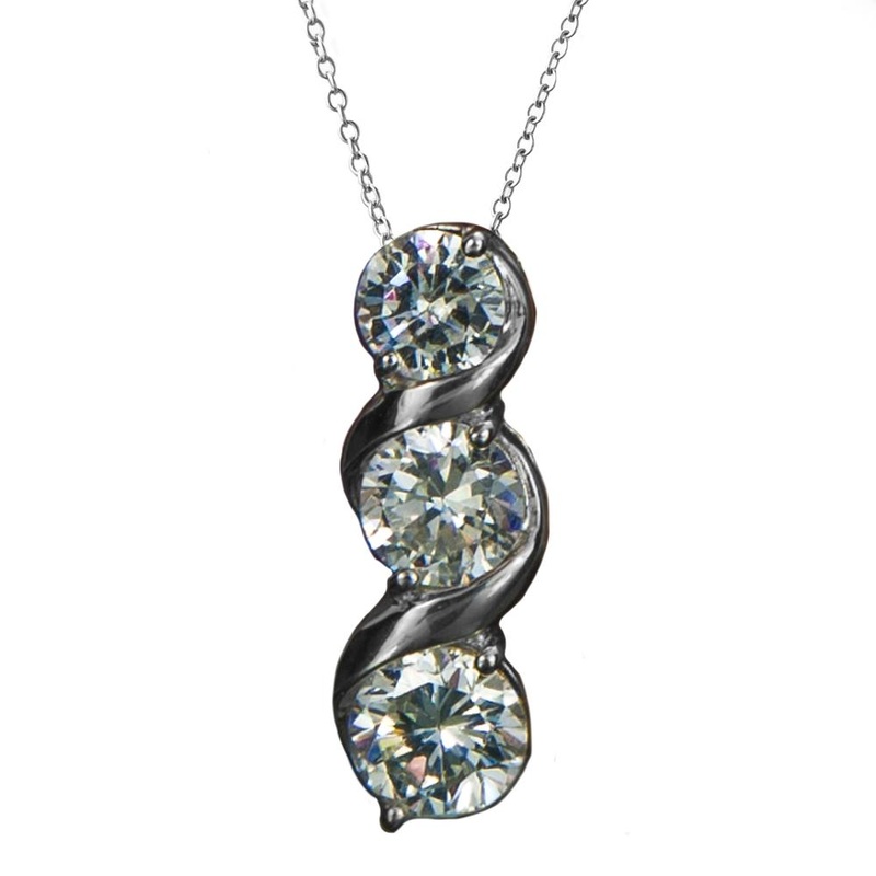 Solitaire Twist Pendant