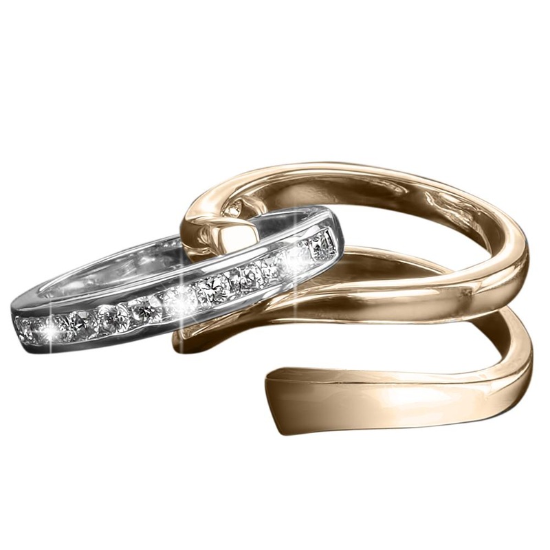 Twister Gold Ring 5