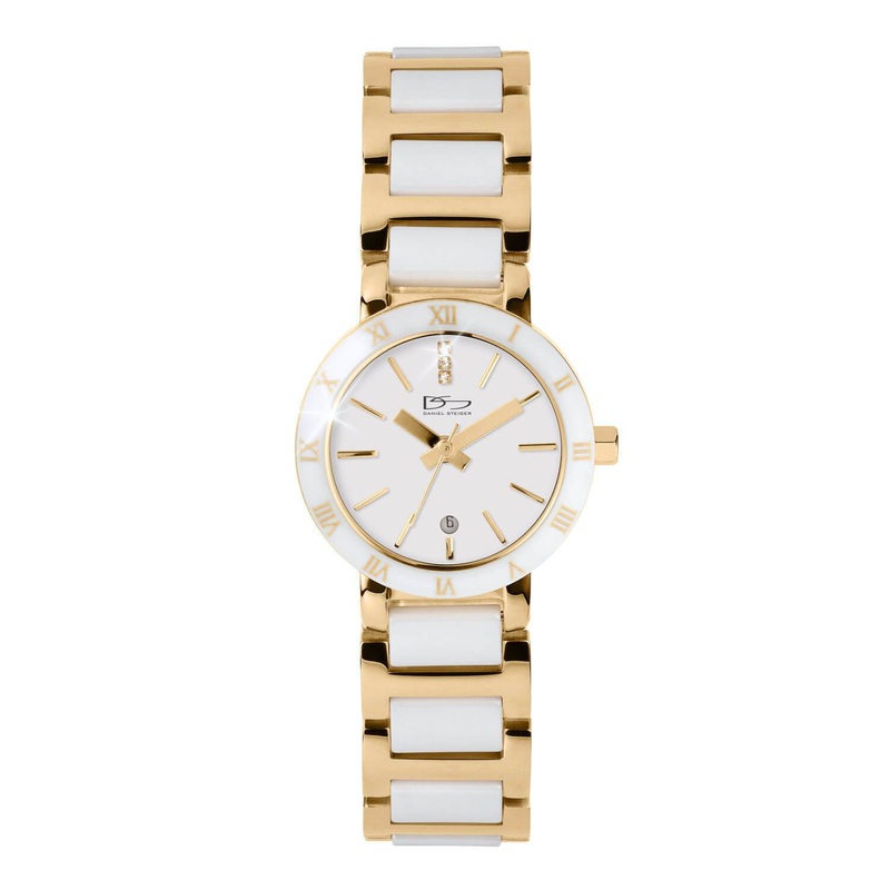 Verona White Ceramic Ladies Watch
