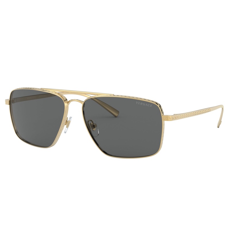 Versace 0VE2216 100287 61 (VER3) Men’s Gold Sunglasses