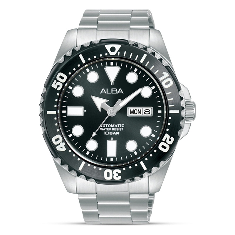 Alba Automatic Black Sunray Dial Men’s Watch | AL4485X1