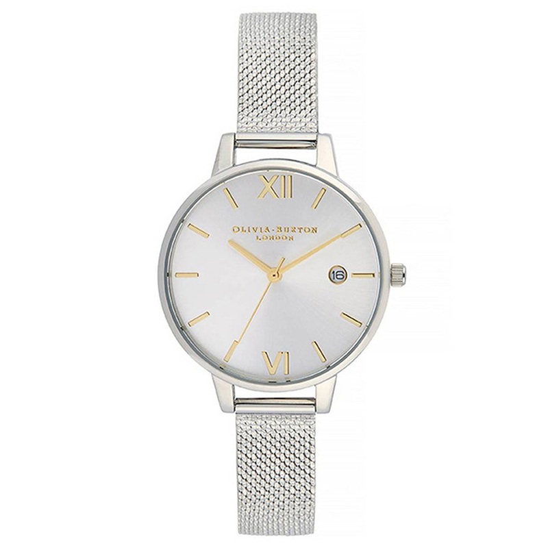 OLIVIA BURTON OB16DE02 Ladies Watch 34 White Stainless Steel