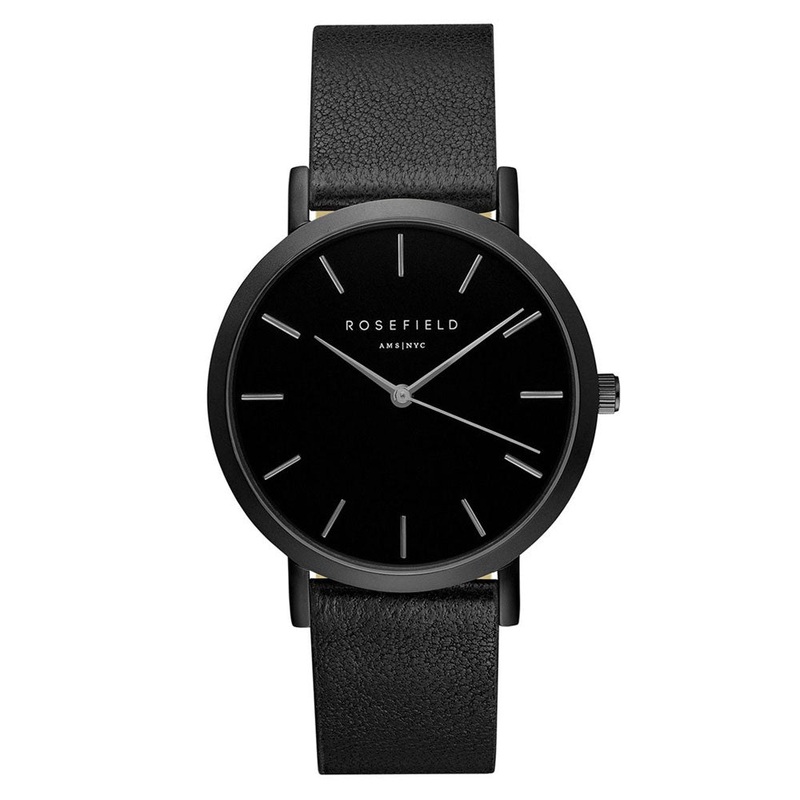 ROSEFIELD GBBB-G38 The Gramercy Black Black Women’s Watch 38 Black Stainless Steel