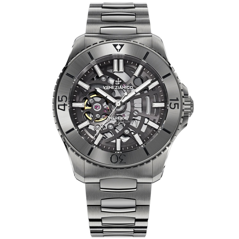 Venezianico 3921504C Nereide Ultraleggero 42 Men’s Grey Watch