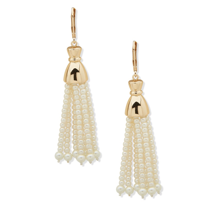 Anne Klein 01G01110 Earring Gold Brass, Steel Earring