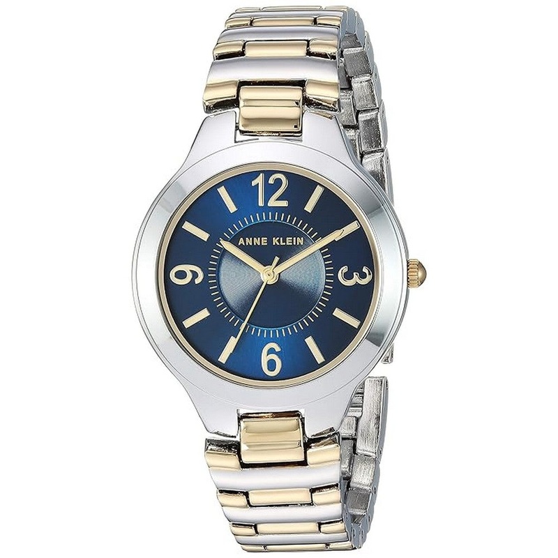 Anne Klein AK/1451NVTT Ladies Watch 32 Blue Stainless Steel
