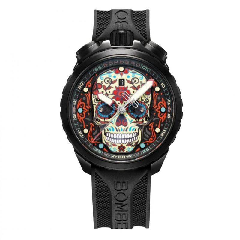 Bomberg Bolt-68 Heritage Sugar Skull Men’s Red Watch