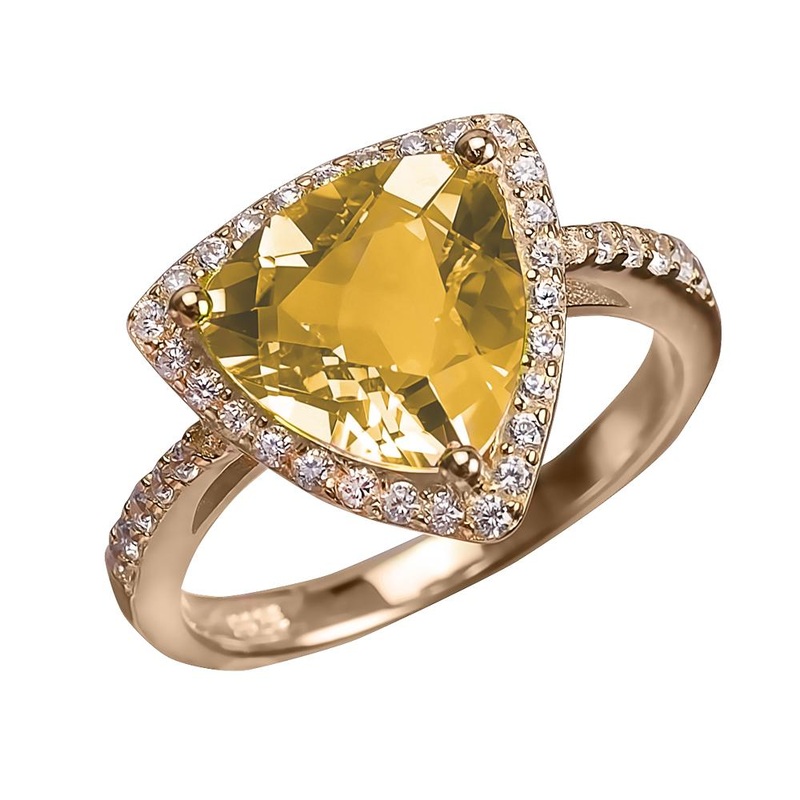 Citrine Sun Ring 10