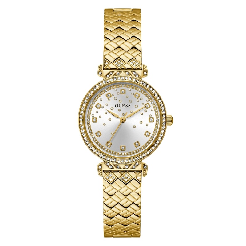 Ladies Enchantment Gold Tone Recycled Steel Watch GW0763L2