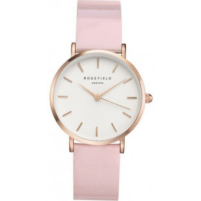 ROSEFIELD SHPWR-H37 Premium Gloss Pink gold Women’s Watch 33 White Stainless Steel