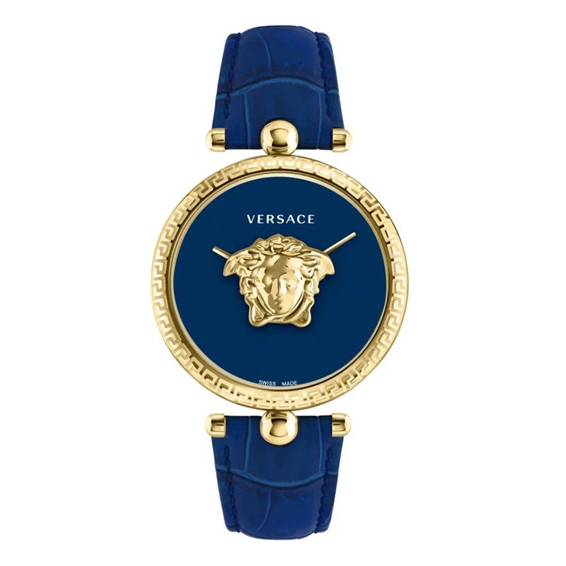 Versace Ladies Watch Palazzo Empire 39mm Blue Gold VECO02922