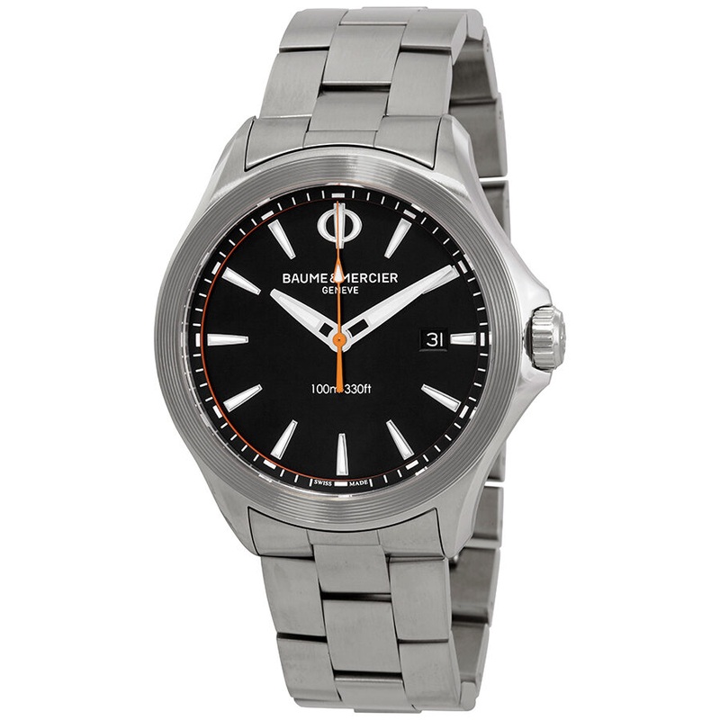 Baume et Mercier Clifton Black Dial Men’s Watch 10412
