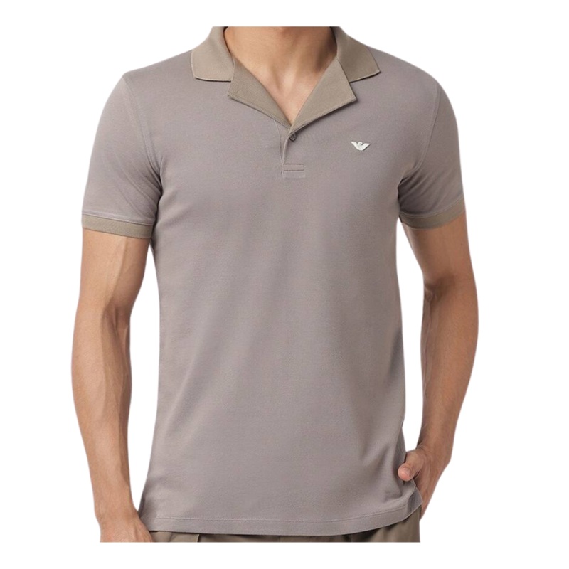 Emporio Armani Grey Polo T-Shirt – 3607 M
