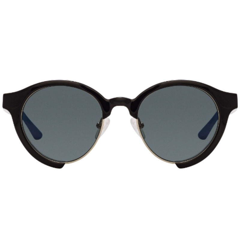 Orlebar Brown Oval Oval Black with Grey Lenses OB47C1SUN