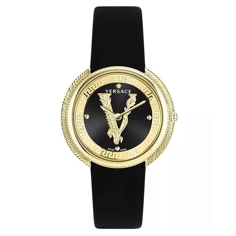 Versace Ladies Watch Thea 38mm Black Gold VE2CA0323